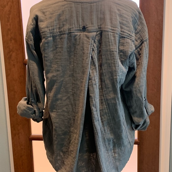 Olive green Jag blouse size large - Picture 4 of 7